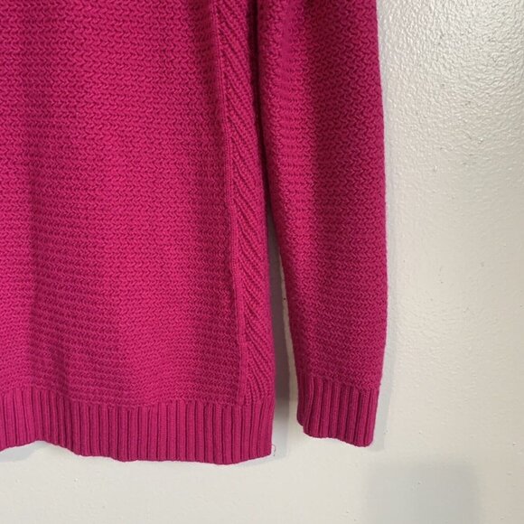 Talbots Women’s Small Pink Lambswool Blend Sweater Quiet Luxury Layering - Picture 4 of 8